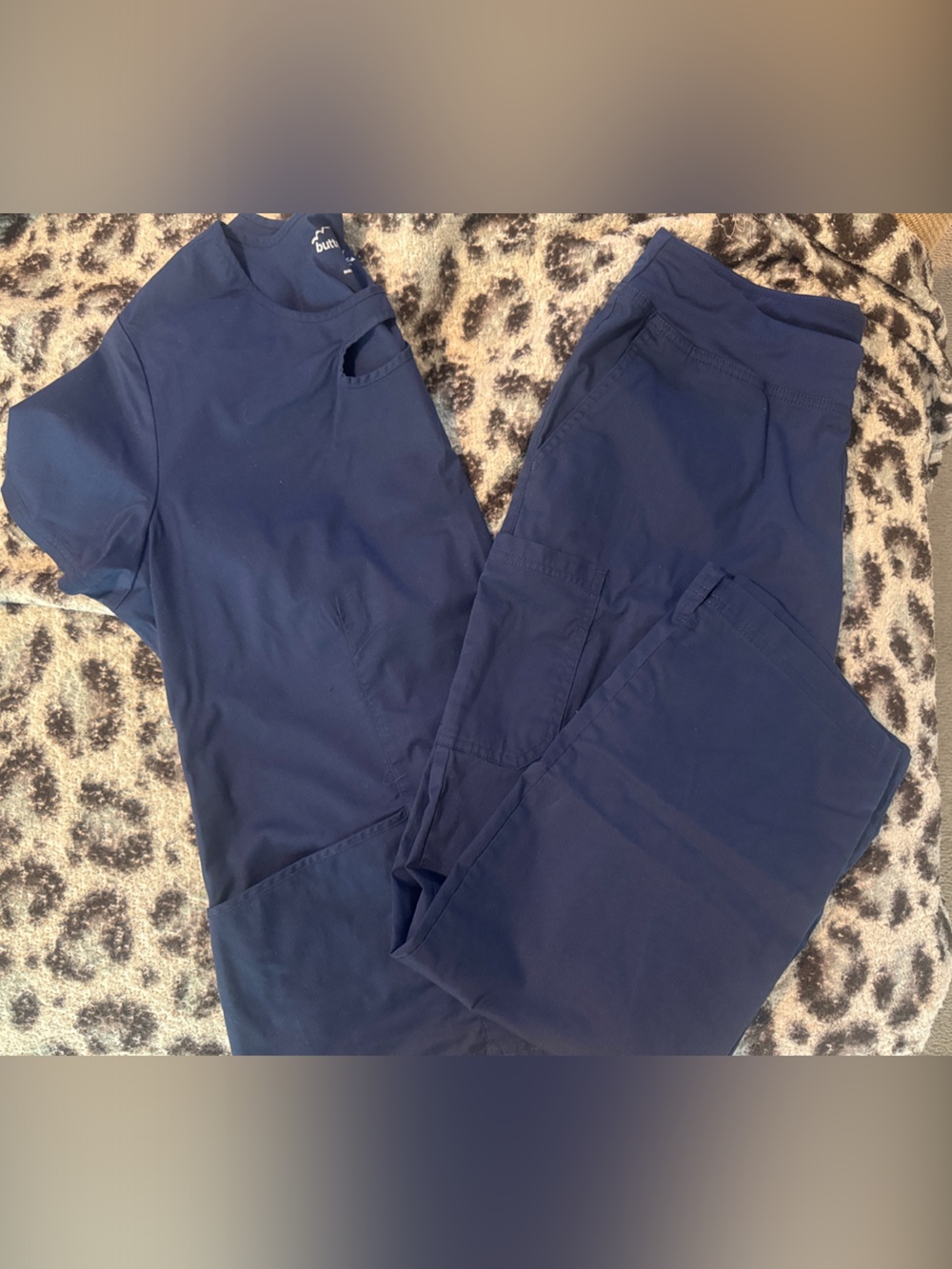 Buttersoft  Navy Scrub Set